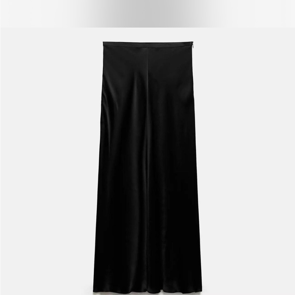 Zara Black Pencil Maxi Skirt for Work